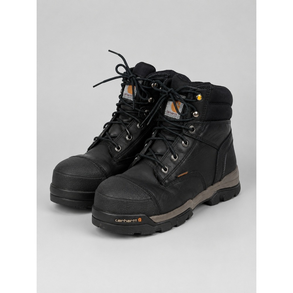Carhartt Ground Force Work Boots Men 9.5 Black Composite Safety Toe Gorpcore